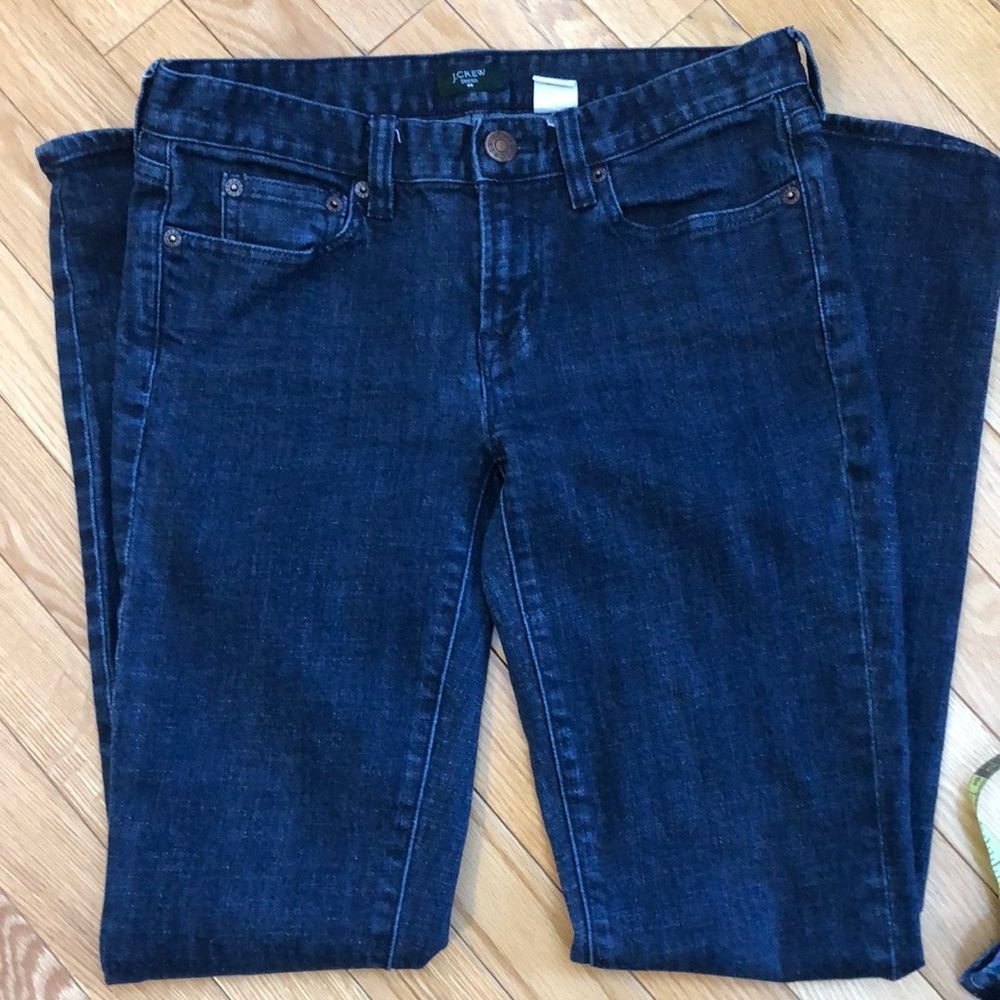 J.Crew women's dark wash straight jeans size 27